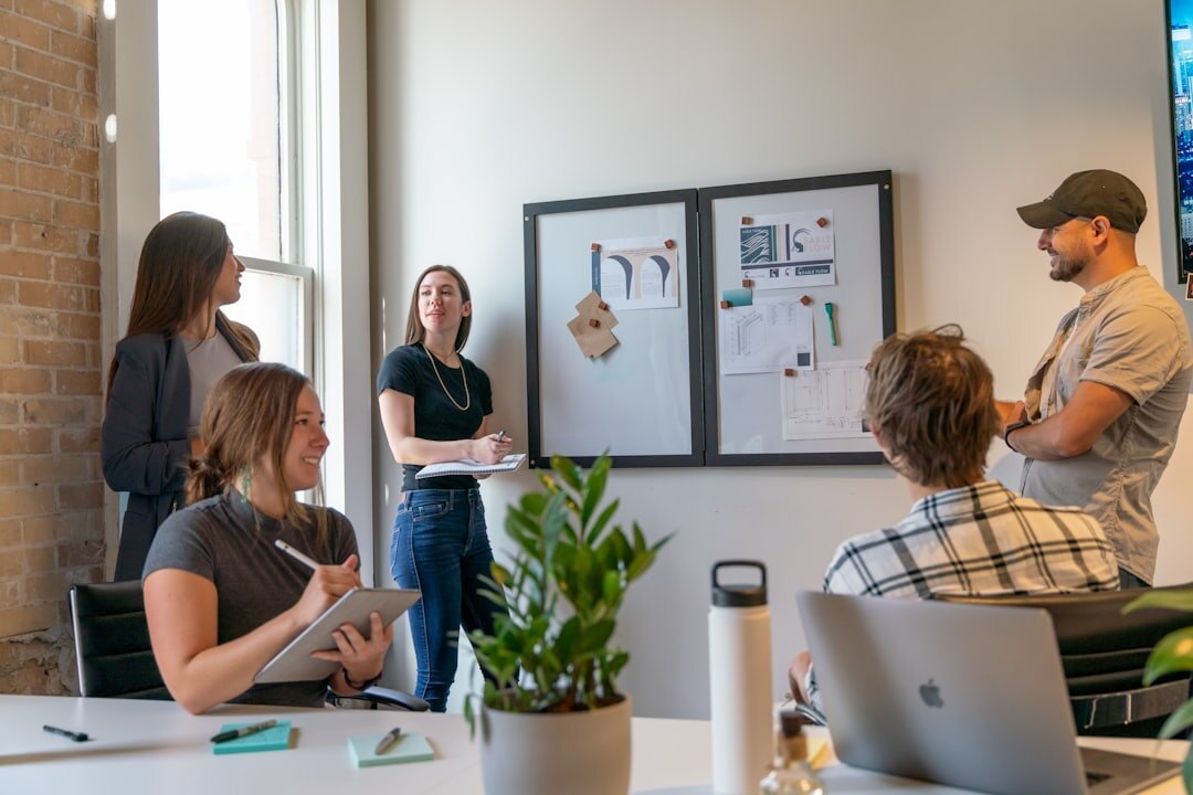 business meeting in office