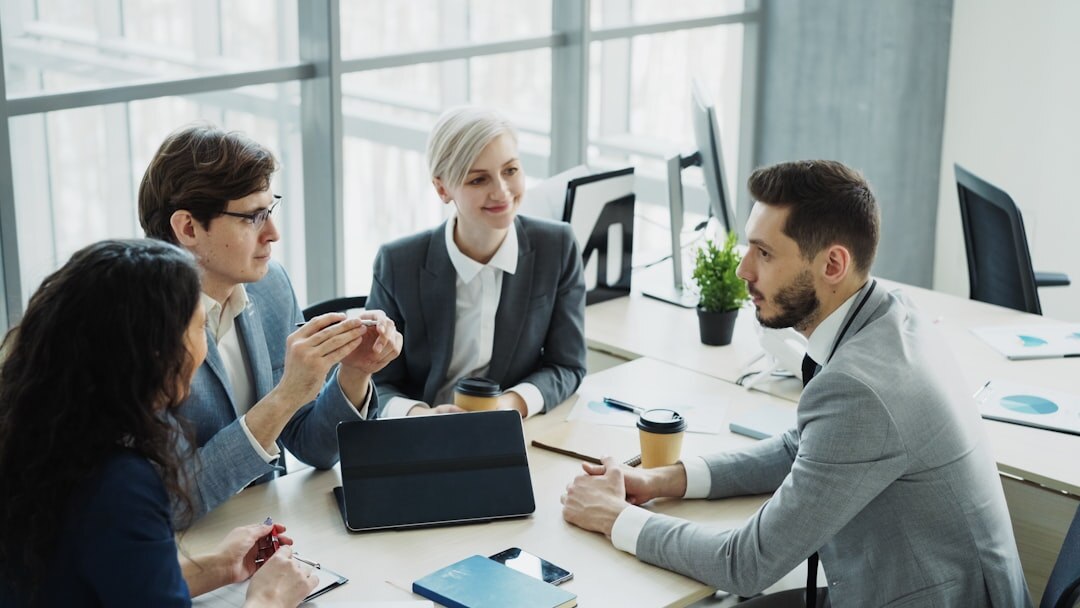 group of executives in discussion